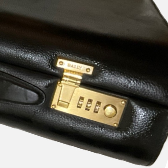 Bally Unisex Attache Briefcase RARE - Picture 3 of 13